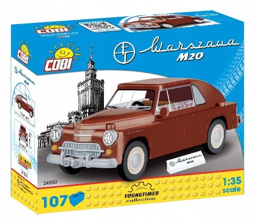 KLOCKI COBI 24550 Samochód Warszawa M20 Youngtimer 107 El.