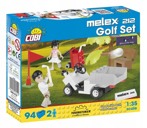 KLOCKI COBI 24554 Melex 212 Golf Set Youngtimer 94 El.