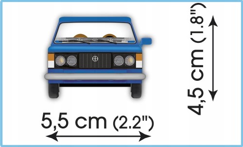 KLOCKI COBI 24525 Samochód FSO 125P 1,5 ME Youngtimer 92 El.