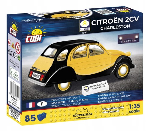 KLOCKI COBI 24512 Samochód Citroen 2CV Charleston Youngtimer 85 El.