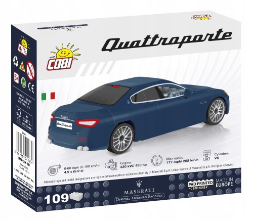 KLOCKI COBI 24563 Samochód Maserati Quatroporte 109 El.