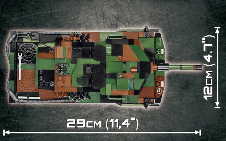 KLOCKI COBI 2620 Czołg Leopard 2A5 TVM AF 945 EL