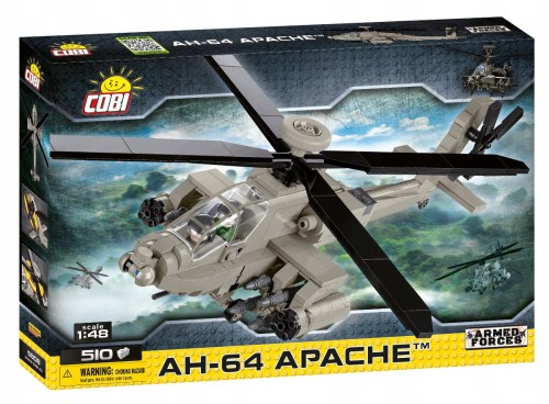 KLOCKI COBI 5808 Śmigłowiec AH-64 Apache AF 510 El.