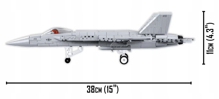 KLOCKI COBI 5804 Samolot F/A-18E Super Hornet TG 555 EL