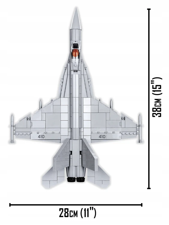 KLOCKI COBI 5804 Samolot F/A-18E Super Hornet TG 555 EL