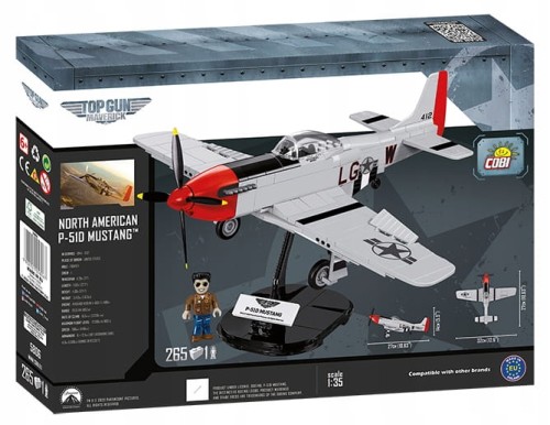 KLOCKI COBI 5806 Samolot P-51D Mustang TG 265 EL