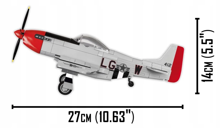 KLOCKI COBI 5806 Samolot P-51D Mustang TG 265 EL