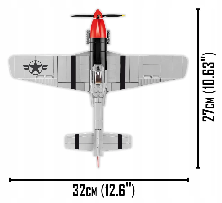 KLOCKI COBI 5806 Samolot P-51D Mustang TG 265 EL