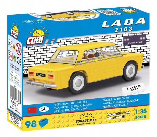 KLOCKI COBI 24527 Samochód Lada 2103 Youngtimer 98 El.