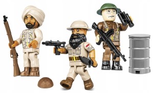 KLOCKI COBI 2036 Figurki Żołnierzy Armia Brytyjska HC WW2 30 El.
