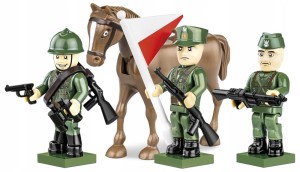 KLOCKI COBI 2049 Figurki Żołnierze Polska Armia HC WW2 30 El.