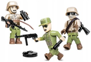 KLOCKI COBI 2050 Figurki Żołnierzy Afrika Korps HC WW2 30 El.