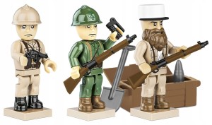 KLOCKI COBI 2037 Figurki Żołnierzy Armia Francuska HC WW2 30 El.
