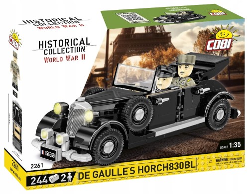 KLOCKI COBI 2261 Samochód De Gaulle's Horch830BL HC WW2 244 EL