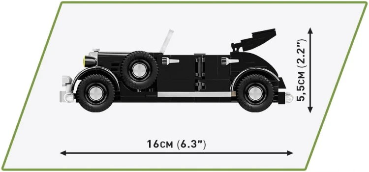 KLOCKI COBI 2261 Samochód De Gaulle's Horch830BL HC WW2 244 EL