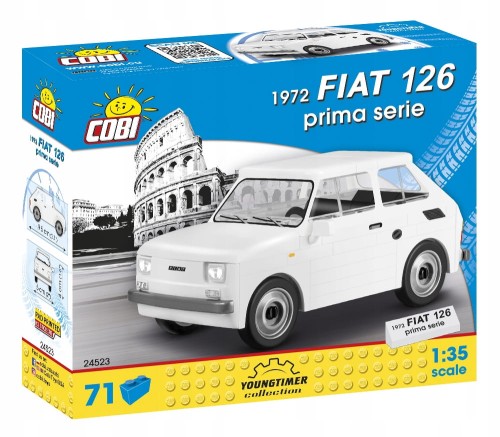 KLOCKI COBI 24523 FIAT 126 Maluch Prima Serie YOUNGTIMER  71 el.