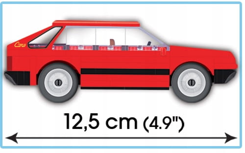 KLOCKI COBI 24536 Samochód Polonez 1.6 Caro Youngtimer 87 El.