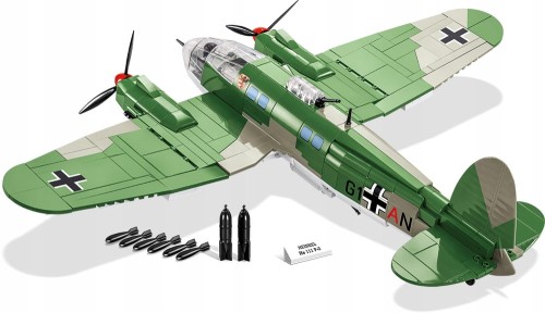 KLOCKI COBI 5717 Samolot Bombowiec Heinkel He 111 P-2 HC WW2 675 EL.