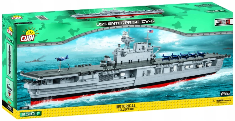 COBI-4815 Uss Enterprise CV-6 LOTNISKOWIEC 2510szt HC