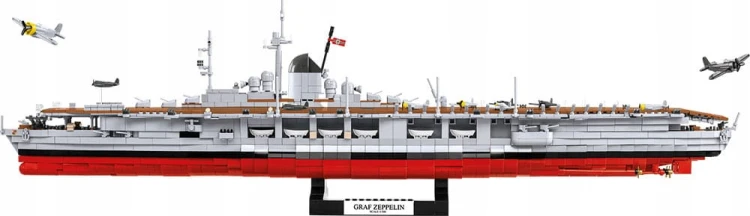 KLOCKI COBI 4826  Aircraft Carrier Graf Zeppelin  LOTNISKOWIEC STATEK 3136 EL. KOMP. Z LEGO