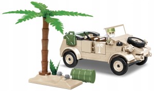 KLOCKI COBI 2402 Samochód VW typ 82 Kübelwagen HC WW2 195 El.