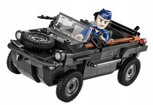 KLOCKI COBI 2403 Samochód VW Typ 166 Schwimmwagen HC WW2 200 El.