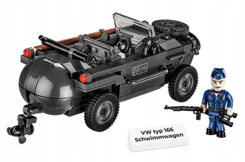 KLOCKI COBI 2403 Samochód VW Typ 166 Schwimmwagen HC WW2 200 El.