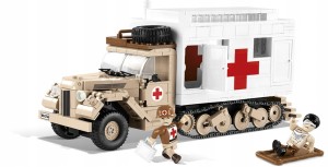 KLOCKI COBI 2518 Ambulans Ford V3000S Maultier HC WWII 535 EL.