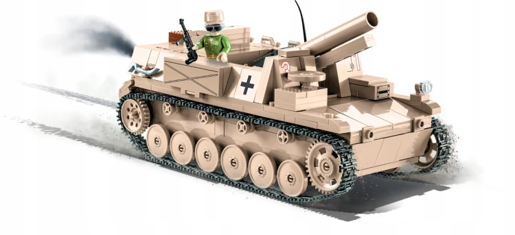 KLOCKI COBI 2528 Działo Samobieżne Sturmpanzer II HC WW2 465 EL