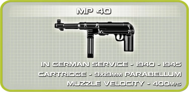 KLOCKI COBI 2528 Działo Samobieżne Sturmpanzer II HC WW2 465 EL