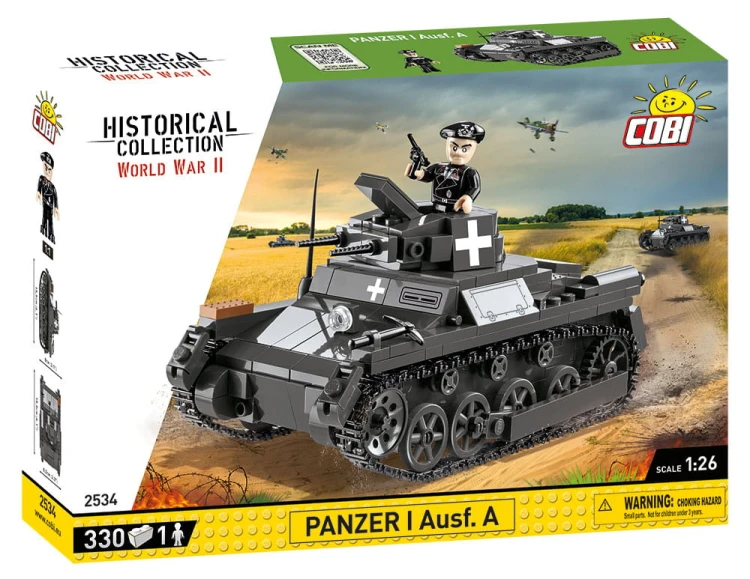 KLOCKI 2534 Czołg Niemiecki Panzer I Ausf. A HC WW2 330 EL