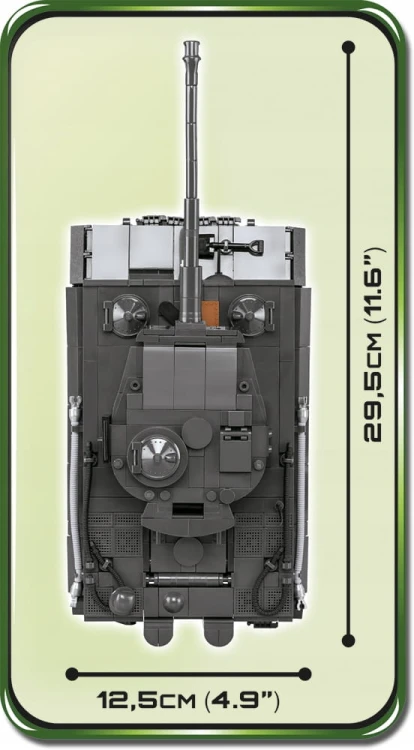KLOCKI COBI 2538 Czołg Tygrys PzKpfw VI Tiger Ausf.E HC WW2 800 EL