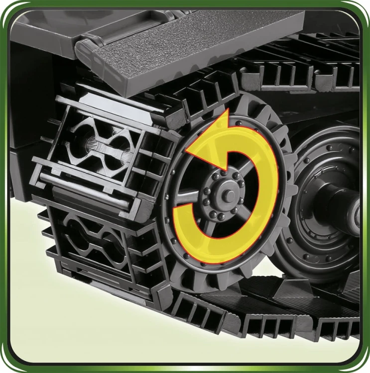 KLOCKI COBI 2538 Czołg Tygrys PzKpfw VI Tiger Ausf.E HC WW2 800 EL