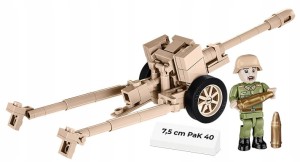 KLOCKI COBI 2252 Armata 7,5 cm PaK 40 HC WW2 90 El.