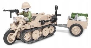 KLOCKI COBI 2401 Pojazd Sd.Kfz.2 Kettenkrad HC WW2 176 El.