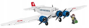 KLOCKI COBI 5711 Samolot pasażerski Junkers Ju52/3m HC WW2 542 EL.