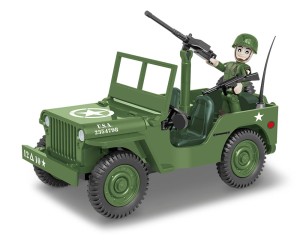 KLOCKI COBI 2399 Samochód Willys MB 1/4 Ton 4x4 HC WW2 91 El.
