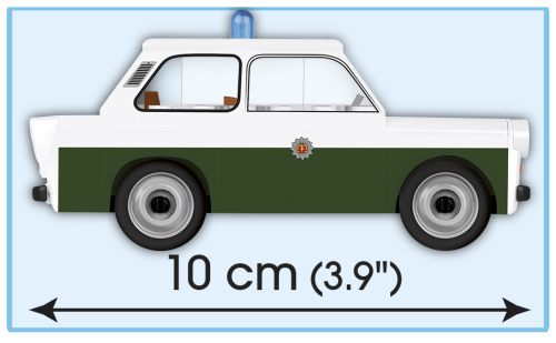 KLOCKI COBI 24520 Samochód Trabant 601 Volkspolizei Youngtimer 75EL.