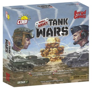 COBI 22104 Gra Planszowa Tank Wars z Czołgami z Klocków 2W1 232 El.