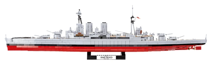 KLOCKI COBI 4830 STATEK KRĄŻOWNIK ŁÓDŹ HMS HOOD   BRYTYJSKI 2613 EL. KOMP. Z LEGO