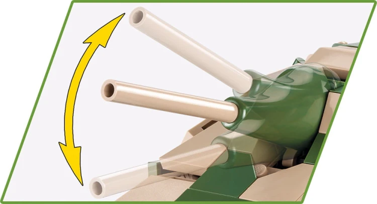 KLOCKI COBI 2558 Czołg Jagdpanzer 38(t) Hetzer HC WW2 555 EL