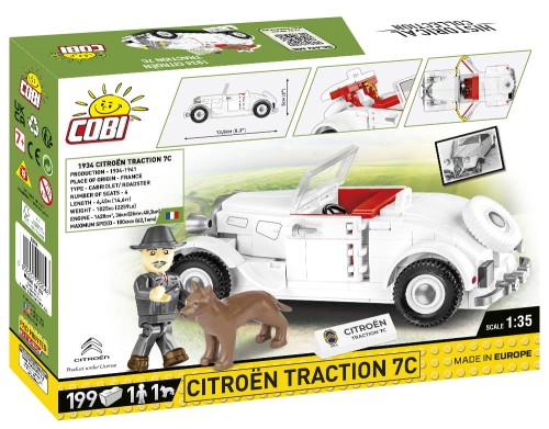 KLOCKI COBI 2264 Samochód Citroen Traction 7C HC WW2 199 EL.