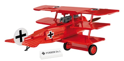 KLOCKI COBI 2986 Samolot Fokker Dr.1 Red Baron GW HH 174 EL.