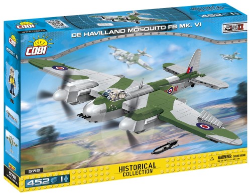 KLOCKI COBI 5718 Samolot De Havilland Mosquito FB Mk.VI HC WWII 452EL