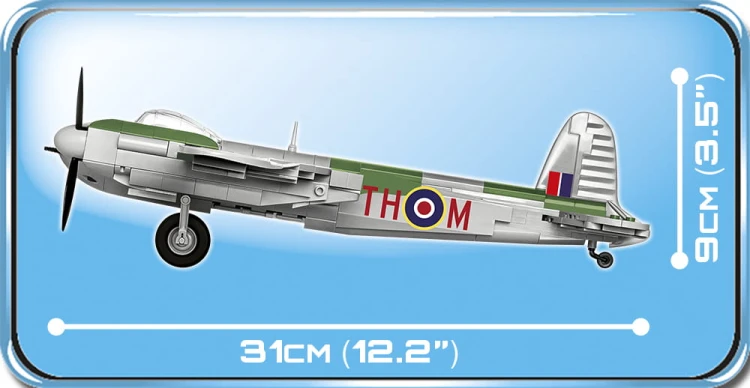 KLOCKI COBI 5718 Samolot De Havilland Mosquito FB Mk.VI HC WWII 452EL