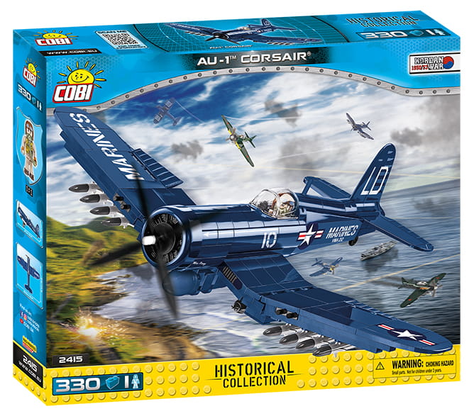 KLOCKI COBI 2415 Samolot US Navy AU-1 Corsair HC KW 330 EL