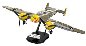 KLOCKI COBI 5716 SAMOLOT MESSERSCHMITT BF110 D WW2 NIEMECKI WOJSKO ARMIA WOJSKOWY KOMP. Z LEGO 422EL.