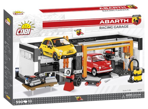 KLOCKI COBI 24501 Garaż Abarth Racing Garage FA500 590 EL.