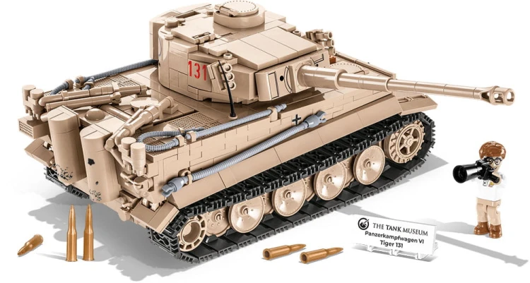 KLOCKI COBI 2556 Czołg Tygrys PzKpfw VI Tiger 131 HC WW2 850 EL