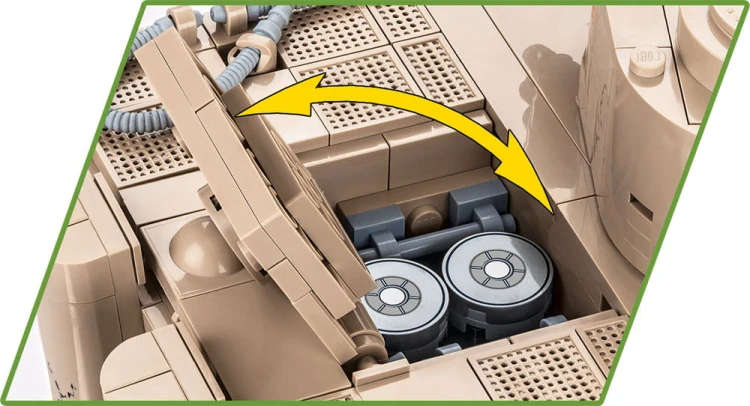 KLOCKI COBI 2556 Czołg Tygrys PzKpfw VI Tiger 131 HC WW2 850 EL